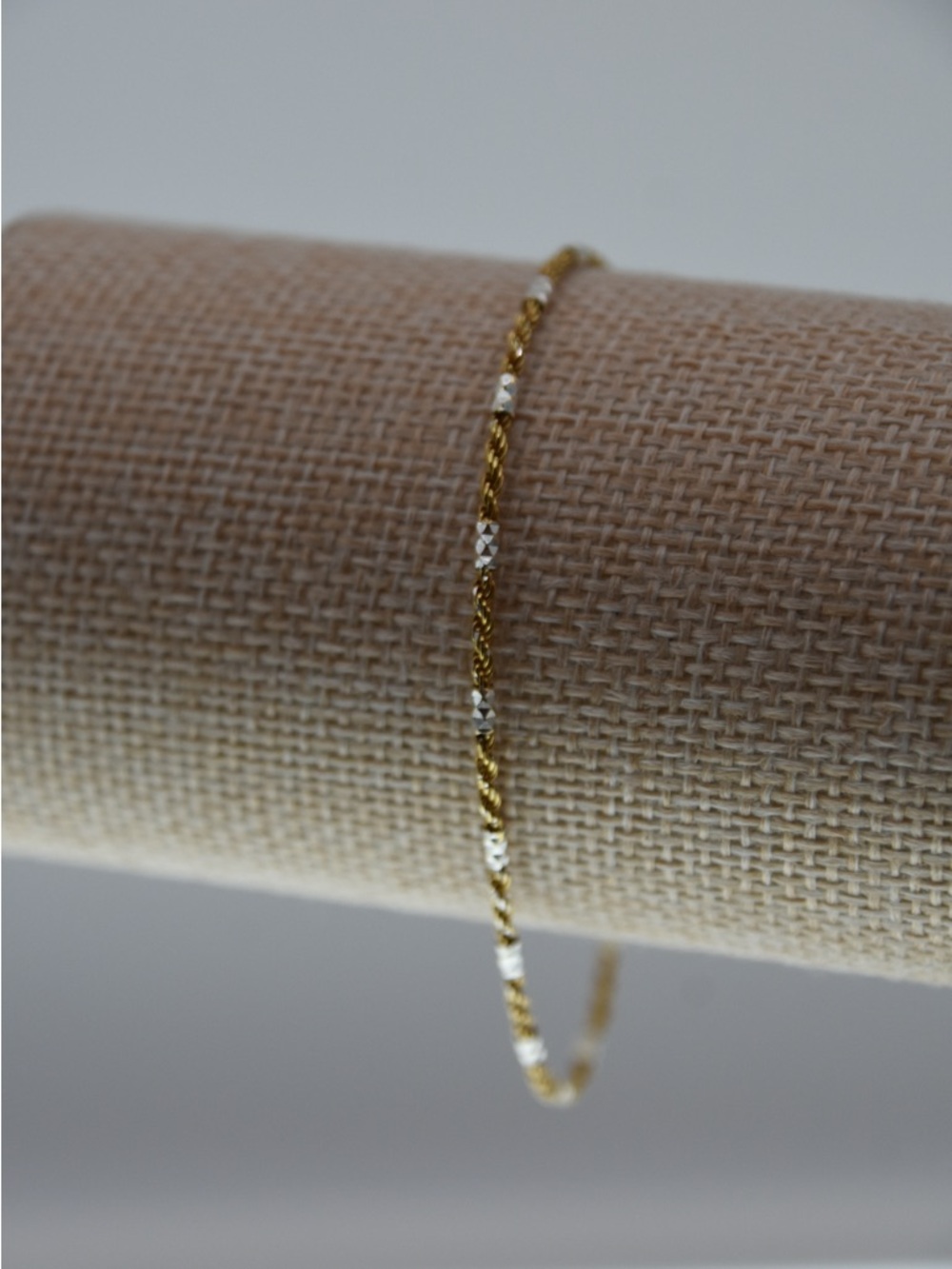 Frieda Rothman Vault 14k Gold Plated and Sterling Silver Twisted Rope Bracelet